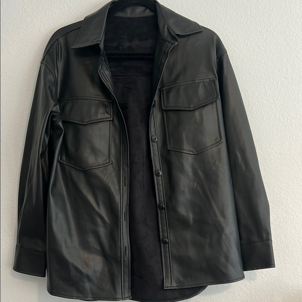 Leather Shacket